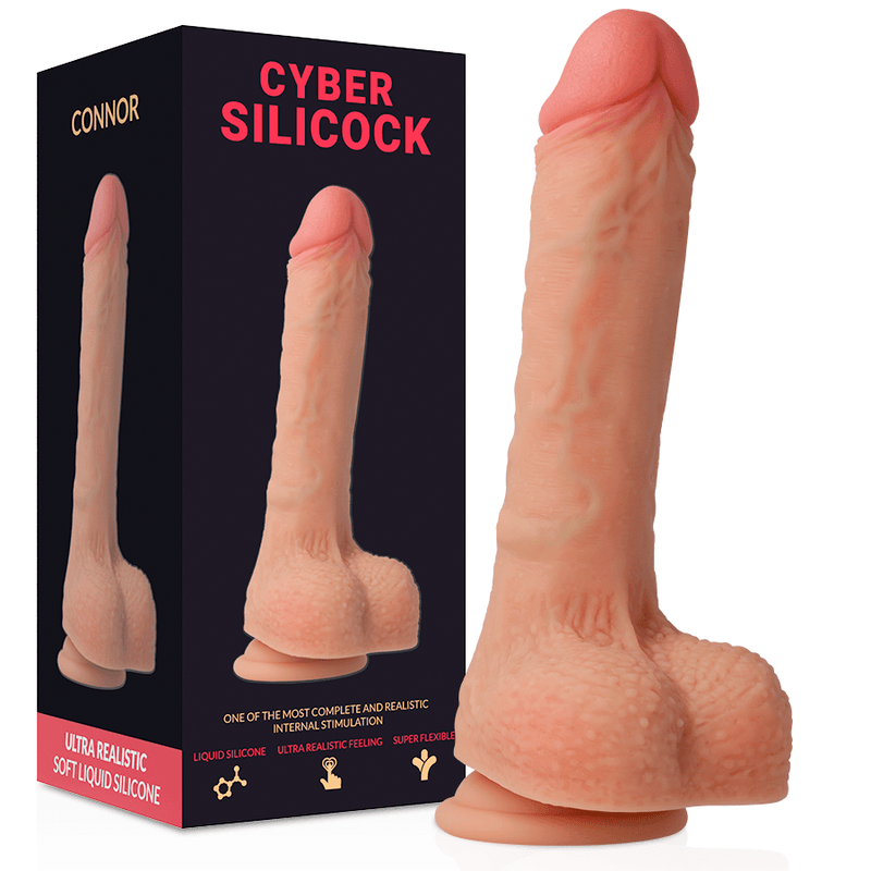 cyber silicock connor silicone liquido morbido ultra realistico 20 5 cm o 3 7 cm