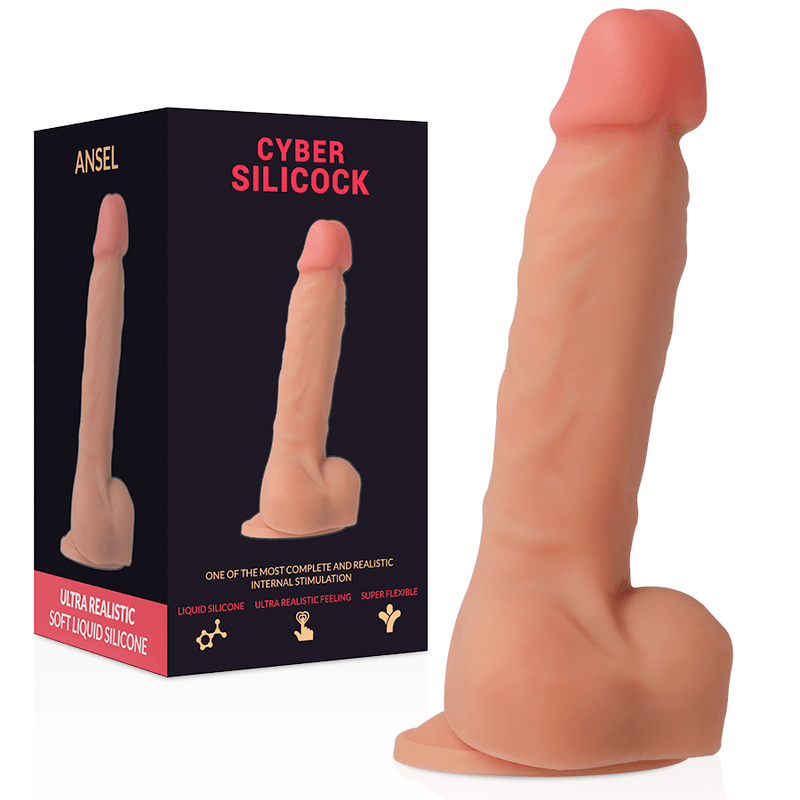 cyber silicock silicone liquido morbido ultra realistico ansel 15 5 cm o 2 9 cm