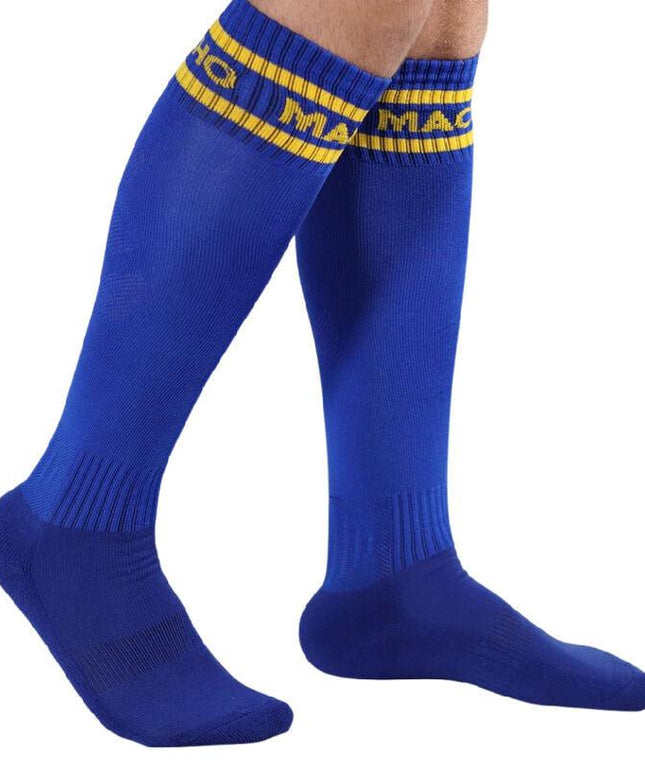 macho calzino lungo taglia unica nero