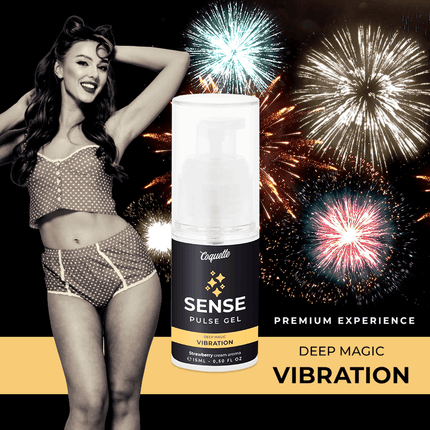 coquette chic desire gel vibrante pulse fragola premium liquido 15ml