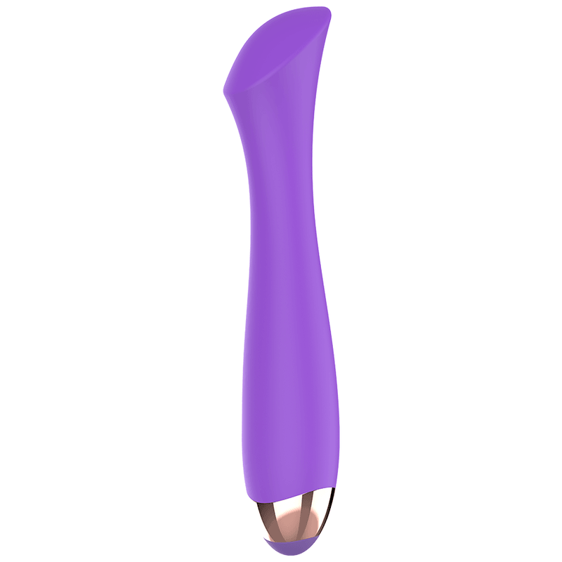 womanvibe vibratore ricaricabile in silicone punto k mandy