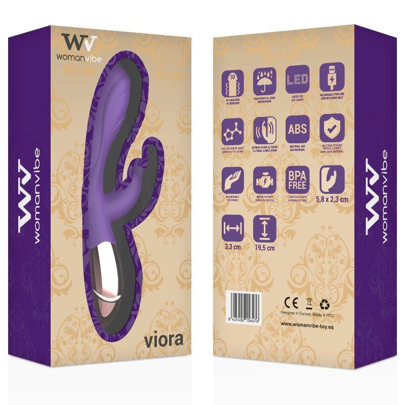 WOMANVIBE - VIBRATORE VIORA RICARICABILE IN SILICONE - Only Vibes