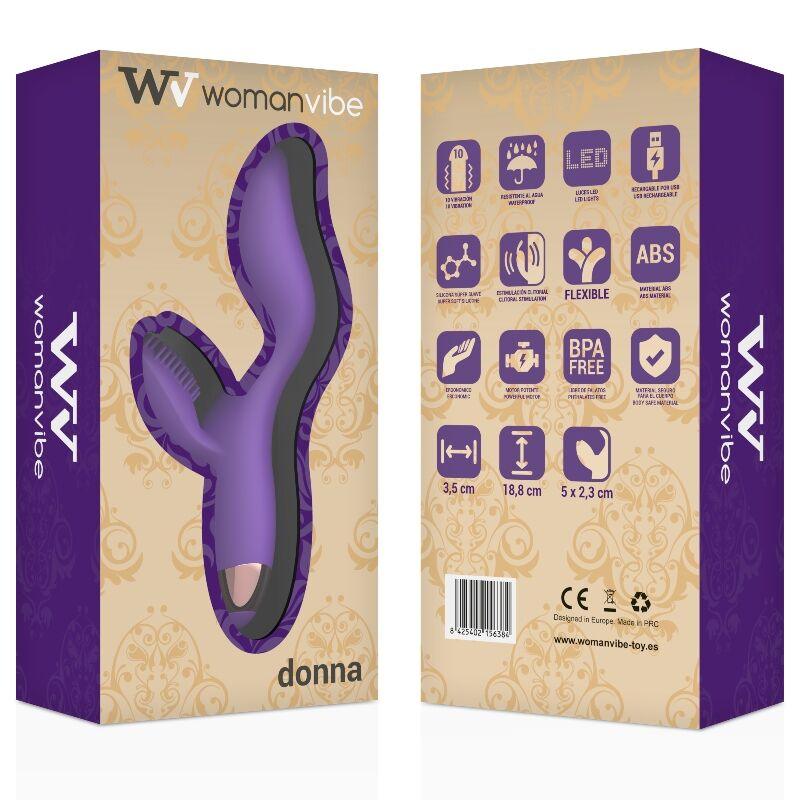 WOMANVIBE - VIBRATORE IN SILICONE RICARICABILE DONNA - Only Vibes