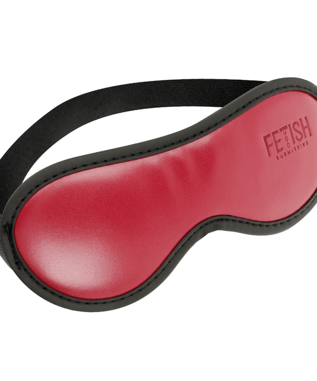 fetish submissive dark room maschera vegana in pelle con fodera in neoprene