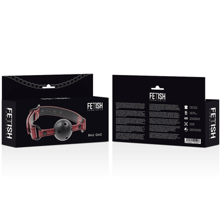 fetish submissive dark room gag traspirante