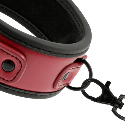 fetish submissive dark room collana a catena con fodera in neoprene