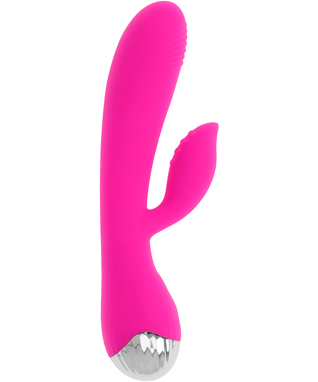 ohmama vibratore ricaricabile con coniglio 10 modalita di vibrazione 19 cm