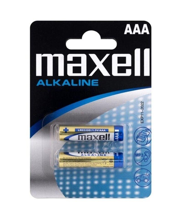 maxell batteria alcalina aaa lr03 blister 2