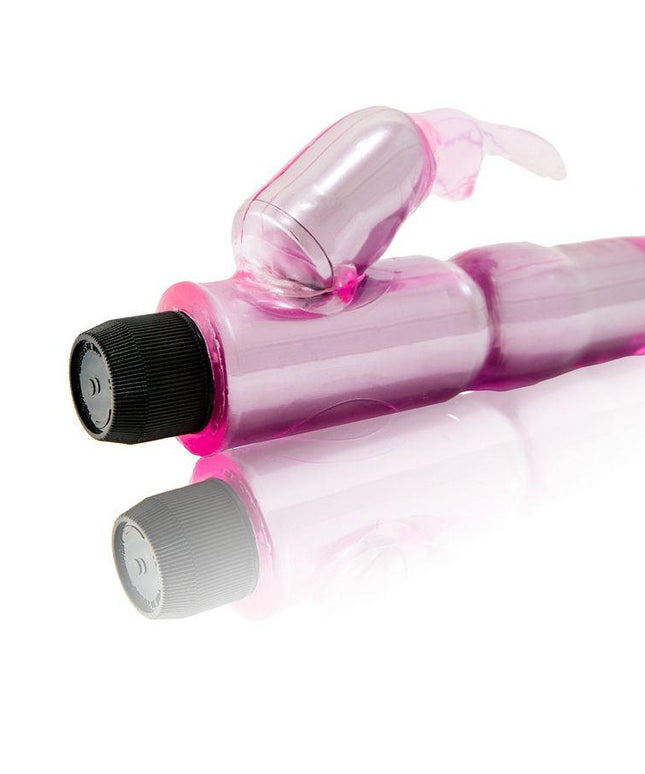 BAILE - VIBRATORE CON STIMOLATORE ROSA REGOLABILE - Only Vibes