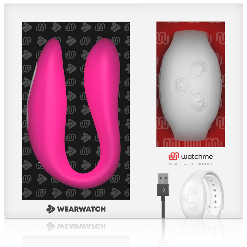 wearwatch watchme vibratore a doppia tecnologia fucsia neve