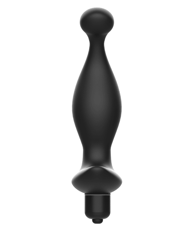 addicted toys massaggiatore anale con vibrazione neramodello 1