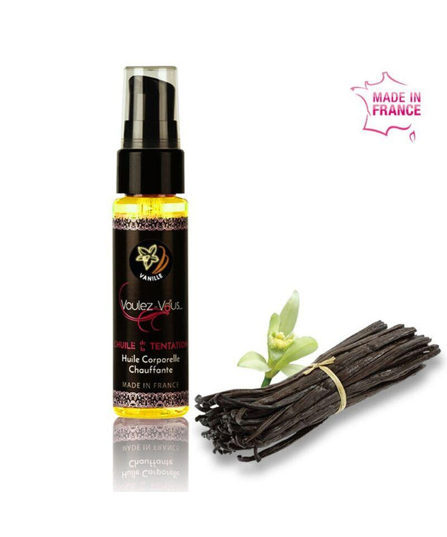 VOULEZ-VOUS - OLIO CORPO RISCALDANTE VANIGLIA 35 ML - Only Vibes