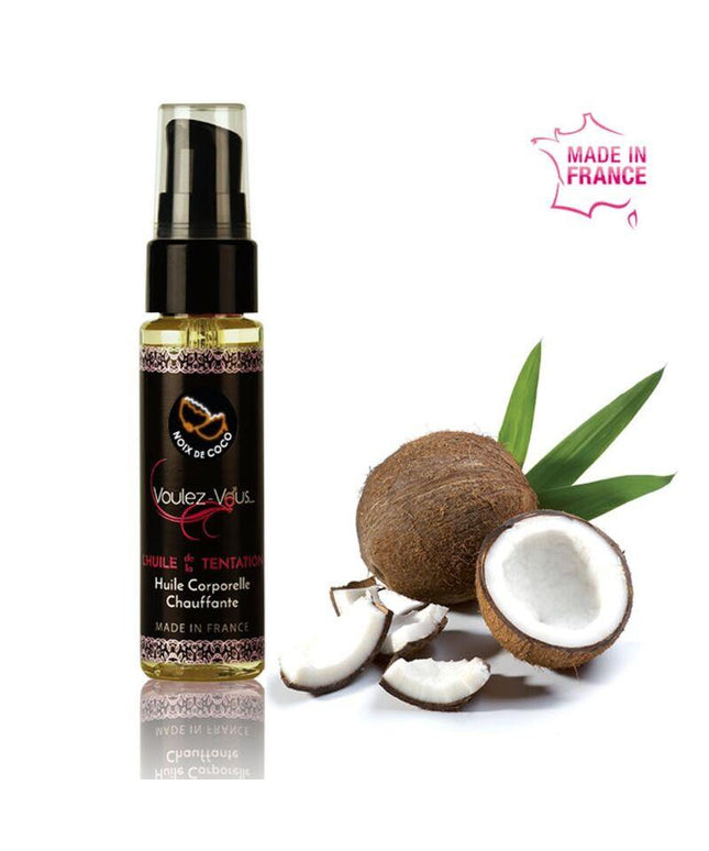 VOULEZ-VOUS - OLIO CORPO RISCALDANTE COCCO 35 ML - Only Vibes