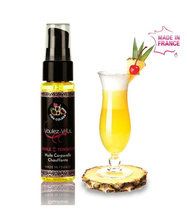 VOULEZ-VOUS - OLIO CORPO RISCALDANTE PIÑA COLADA 35 ML - Only Vibes