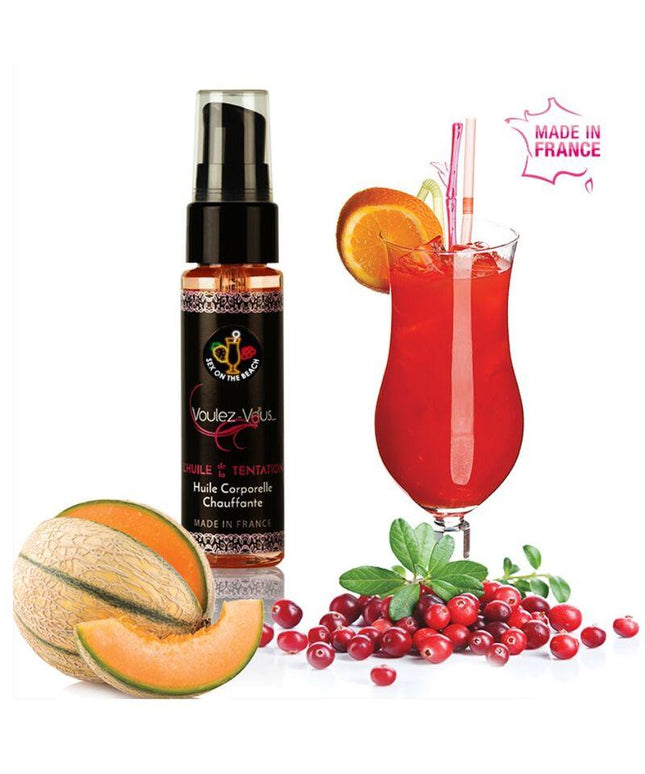 VOULEZ-VOUS - OLIO CORPO RISCALDANTE SESSO IN SPIAGGIA 35 ML - Only Vibes