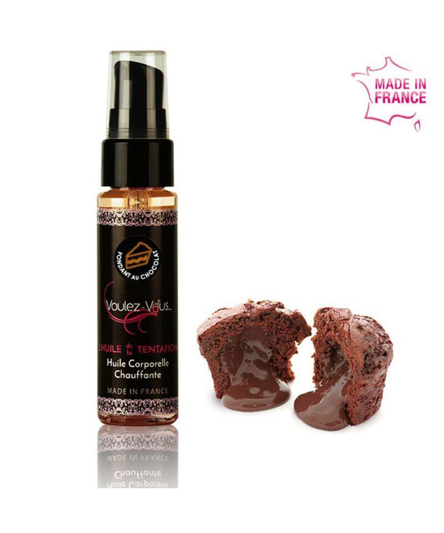 VOULEZ-VOUS - ACEITE EFFECTO CALOR - FONDENTE AL CIOCCOLATO 35 ML - Only Vibes