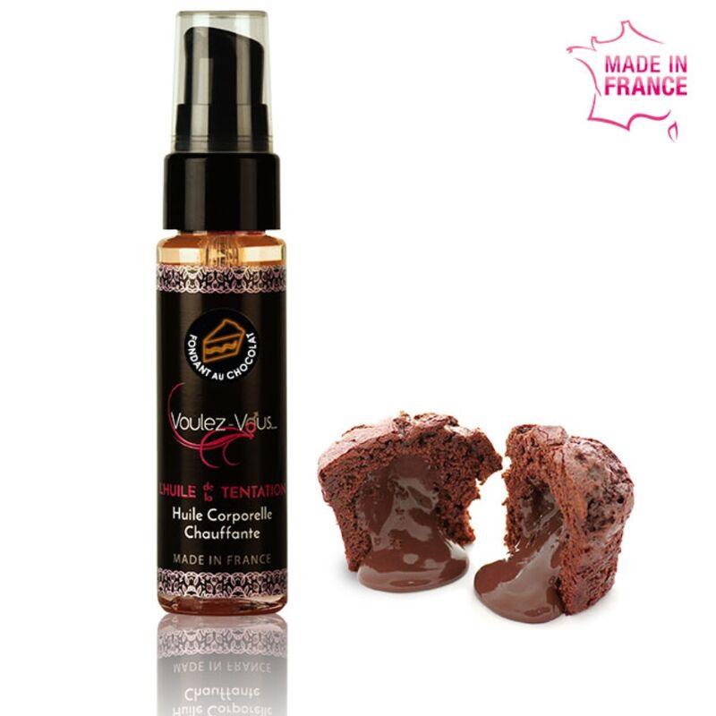 VOULEZ-VOUS - ACEITE EFFECTO CALOR - FONDENTE AL CIOCCOLATO 35 ML - Only Vibes