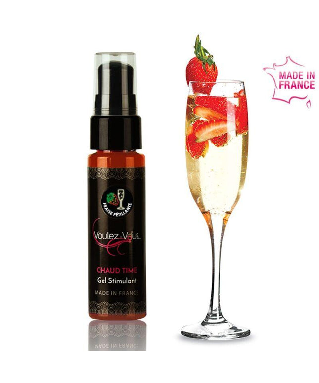 VOULEZ-VOUS - GEL STIMOLANTE - GUSTO CAVA E FRAGOLE - 30 ML - Only Vibes