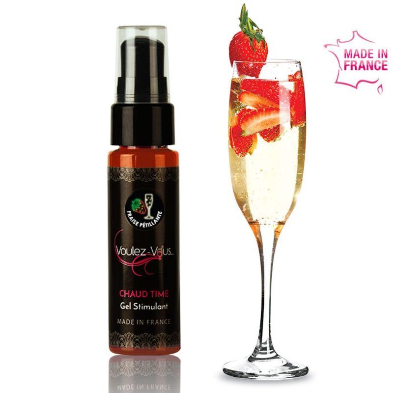 VOULEZ-VOUS - GEL STIMOLANTE - GUSTO CAVA E FRAGOLE - 30 ML - Only Vibes